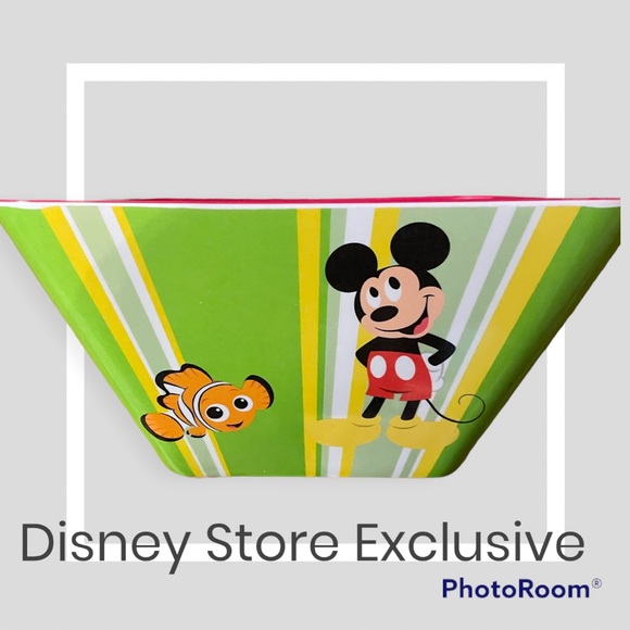 Vintage Disney Store Exclusive Mickey & Friends Melamine Square Serving Bowl - Picture 3 of 8